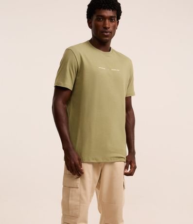 Pantalón Baggy en Sarga con Bolsillos Cargos y Ajuste en la Parte Baja 5