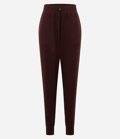 Pantalón Jogger Deportivo en Microfibra con Cintura Elástica 5