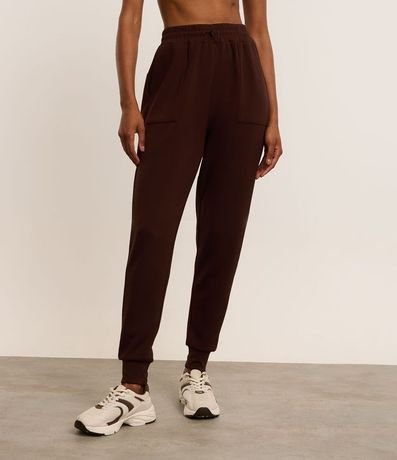 Pantalón Jogger Deportivo en Microfibra con Cintura Elástica 2