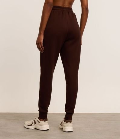 Pantalón Jogger Deportivo en Microfibra con Cintura Elástica 4