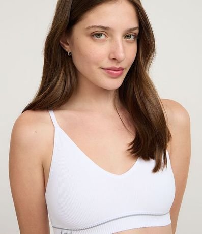 Kit 02 Sutiãs Sin Copa y Sin Aro con Biés Contrastantes 3