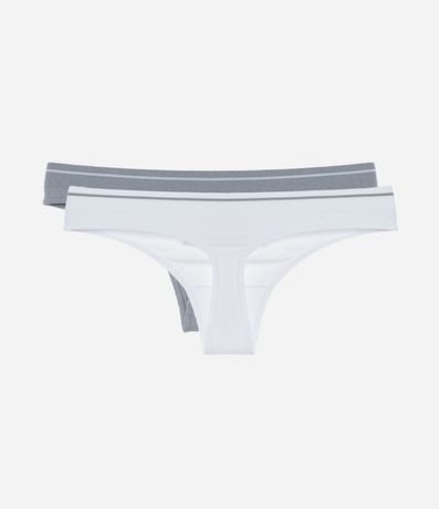 Kit 02 Bombachas Bikini Hilo sin Costura 2