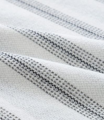 Remera Boxy en Algodón con Estampa de Rayas 10