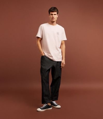 Remera Comfort en Algodón con Estampa de Leme 2