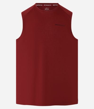 Musculosa Deportiva con Tecnologia Dry con Estampa Lettering There's No Finish Line Texturizada 7