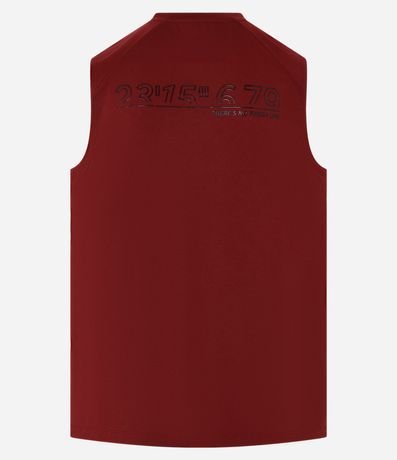 Musculosa Deportiva con Tecnologia Dry con Estampa Lettering There's No Finish Line Texturizada 9