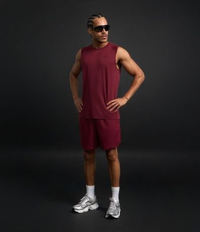 Musculosa Deportiva con Tecnologia Dry con Estampa Lettering There's No Finish Line Texturizada 2