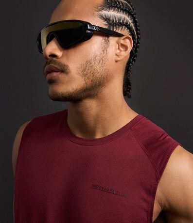 Musculosa Deportiva con Tecnologia Dry con Estampa Lettering There's No Finish Line Texturizada 5