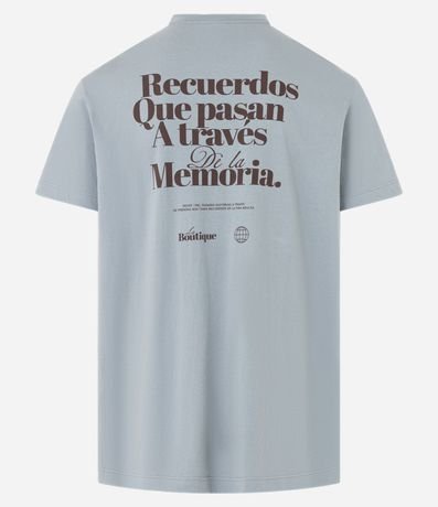 Remera Comfort en Algodón con Estampa Lettering La Boutique 8