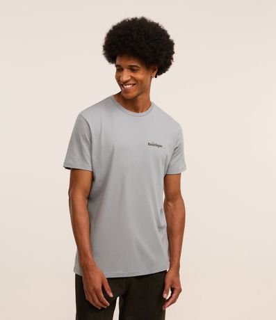 Remera Comfort en Algodón con Estampa Lettering La Boutique
