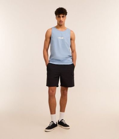 Bermuda en Poliamida con Bolsillo Cargo