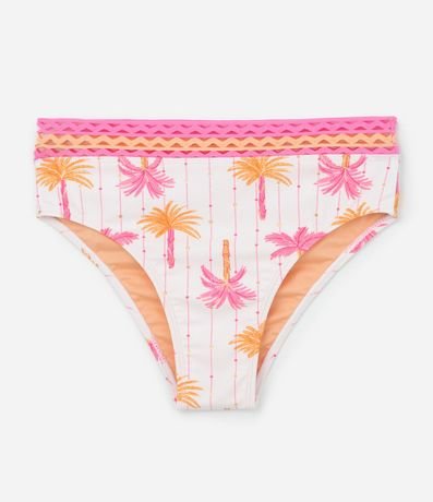 Bikini Infantil en Microfibra con Estampa Tropical - Talle 5 a 14 años 5