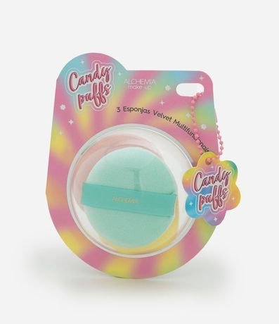 Set con 3 esponjas Puff para maquillaje Alchemia