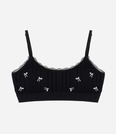 Soutien Top Seamless Texturizado con Bordado de Lacitos 5