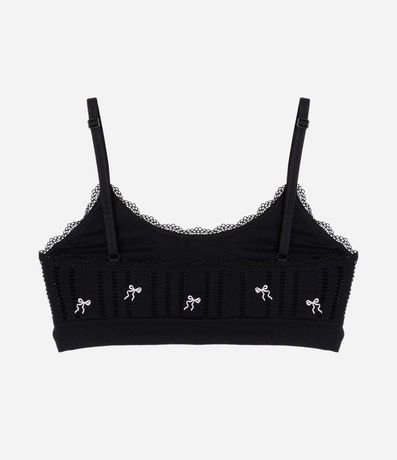 Soutien Top Seamless Texturizado con Bordado de Lacitos 6