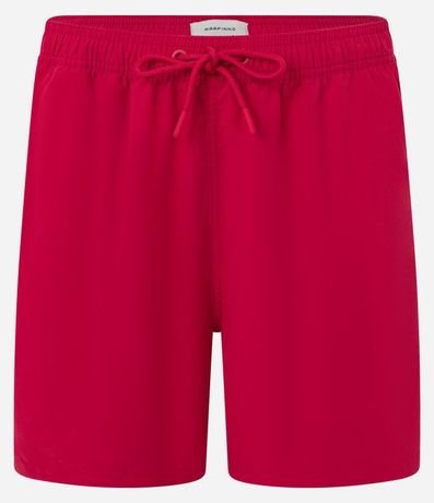 Bermuda de Banho en Ripstop con Cintura Elástica