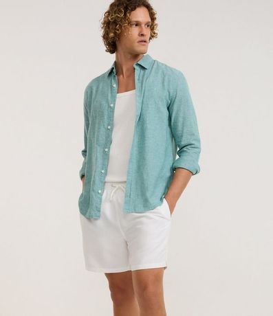 Bermuda de Banho en Ripstop con Cintura Elástica 3