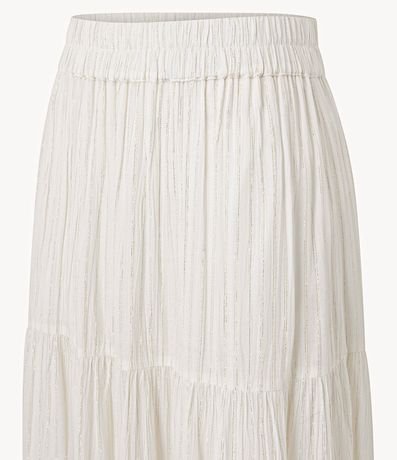 Pollera Larga con Volados e Hilo Metalizado 7