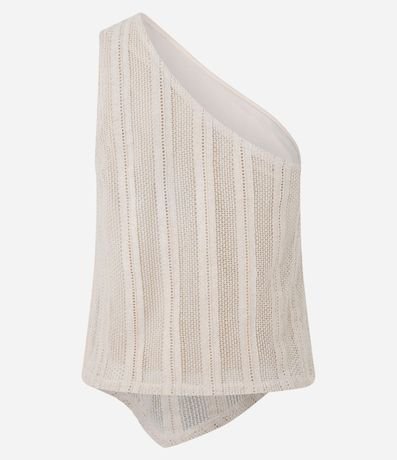 Blusa en Algodón con Escote Hombro Único 7