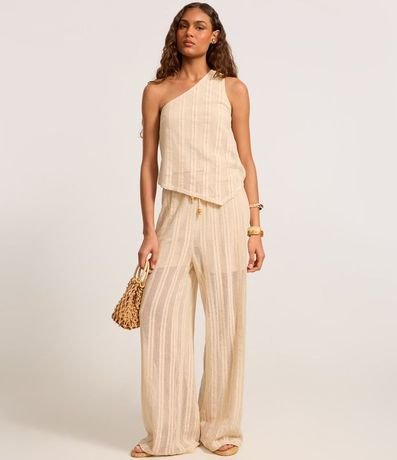 Blusa en Algodón con Escote Hombro Único 2