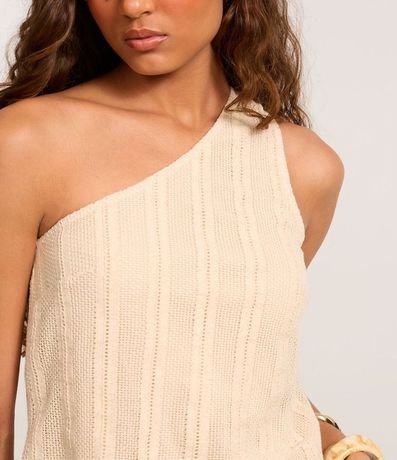 Blusa en Algodón con Escote Hombro Único 3