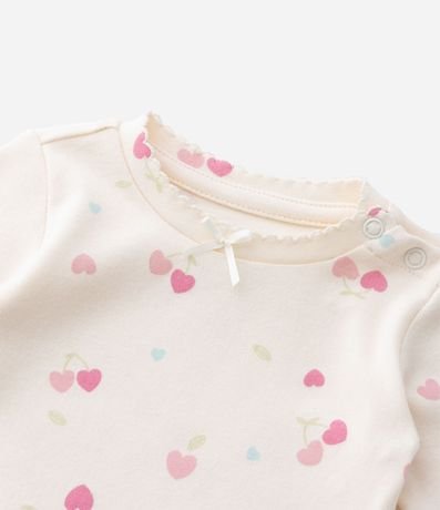 Conjunto Infantil con Estampa de Cereza - Talle RN a 18 meses 7