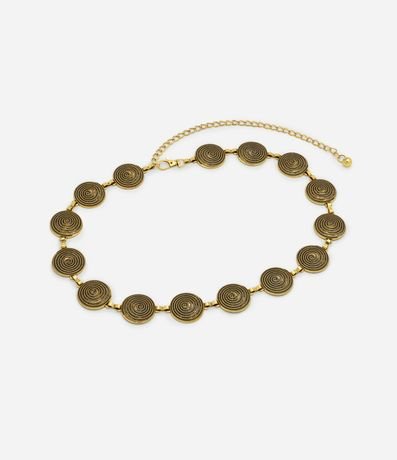 Cinturón Cadena Largo de Metal con Eslabones 2