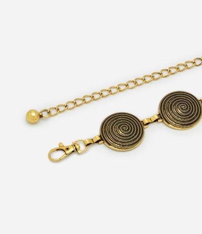 Cinturón Cadena Largo de Metal con Eslabones 3