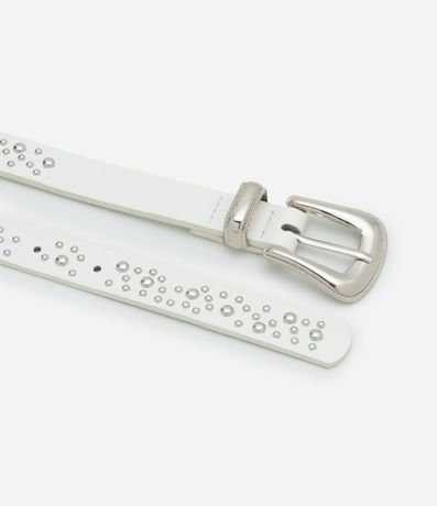 Kit 02 Cintos en Material Sintético con Detalles Diferentes 4