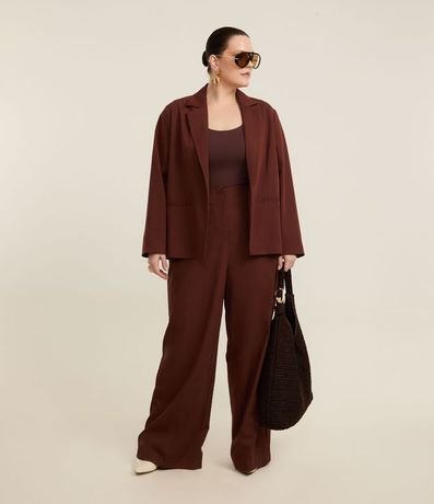 Pantalón Wide Leg Sastrería en Viscosa Curve & Plus Size 2