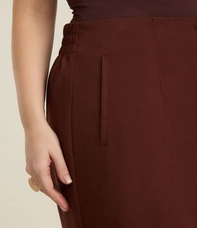 Pantalón Wide Leg Sastrería en Viscosa Curve & Plus Size 4