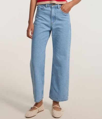 Pantalón Cropped Reta Jeans con Lavado Clássica 3