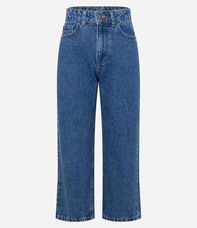 Pantalón Cropped Reta Jeans con Lavado Clássica 6