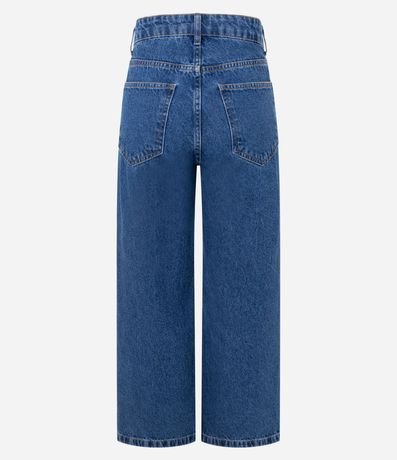 Pantalón Cropped Reta Jeans con Lavado Clássica 7