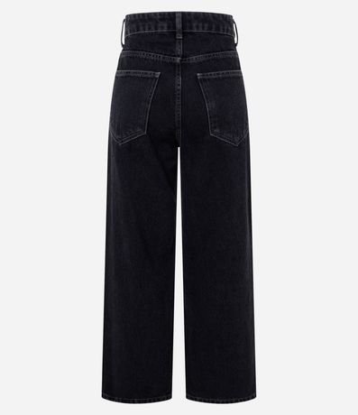 Pantalón Cropped Reta Jeans con Lavado Clássica 2