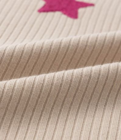 Remera Infantil Acanalada con Raya y Lazos en la Manga - Talle 5  14 años 3