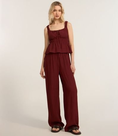 Blusa Texturizada con Lazo y Volado 2