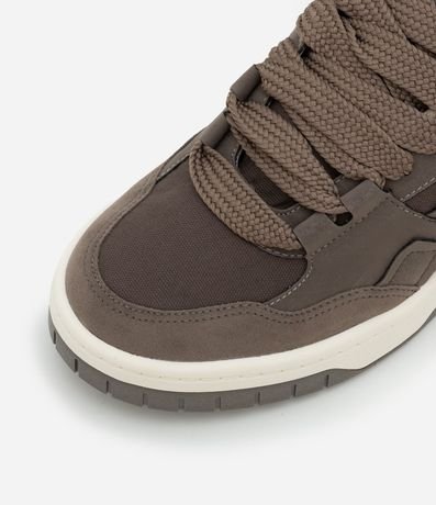 Championes Sintéticos con Cordones y Recortes 3