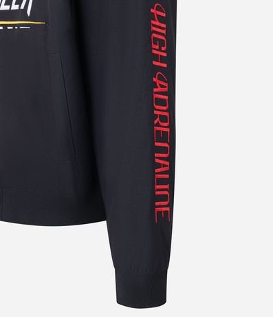 Campera Cuello Alto con Estampa Racing 11