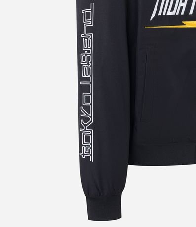 Campera Cuello Alto con Estampa Racing 12