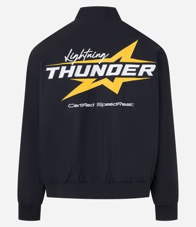 Campera Cuello Alto con Estampa Racing 13