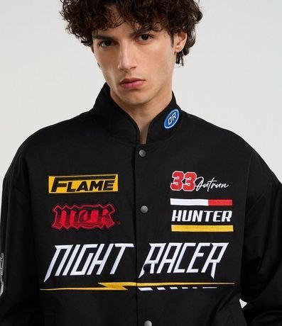 Campera Cuello Alto con Estampa Racing 4