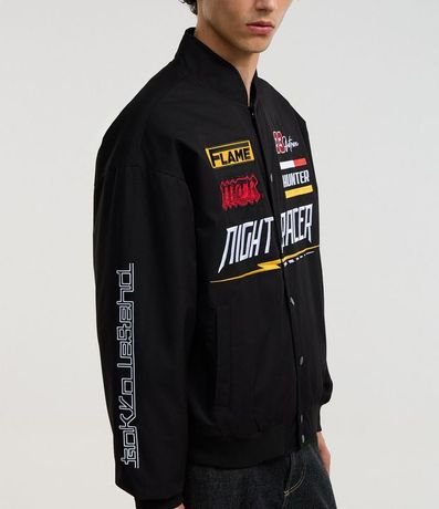 Campera Cuello Alto con Estampa Racing 6