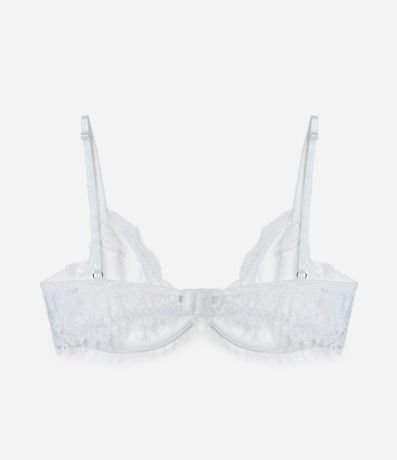 Soutien Media Taza en Encaje con Recorte Satinado 7