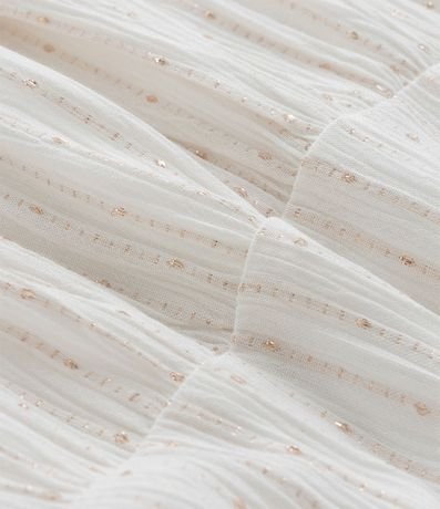 Vestido Infantil en Airflow Metalizado - Talle 5 a 14 años 3