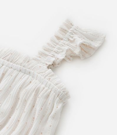 Vestido Infantil en Airflow Metalizado - Talle 5 a 14 años 6