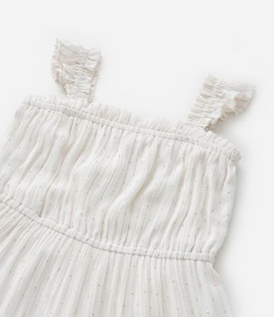 Vestido Infantil en Airflow Metalizado - Talle 5 a 14 años 7