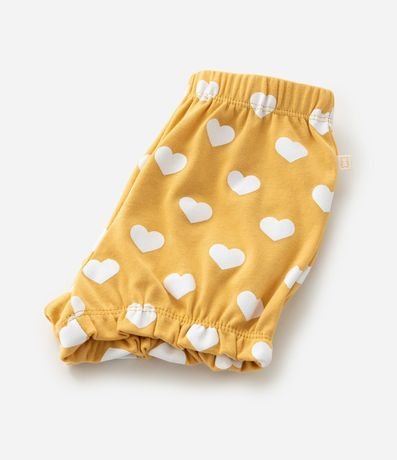 Conjunto Infantil con Estampa de Corazones y Abejas - Talle 0 a 18 Meses 11