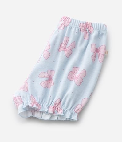 Conjunto Infantil con Estampa de Lazos y Bolsillo de Animalito - Talle 0 a 18 Meses 9