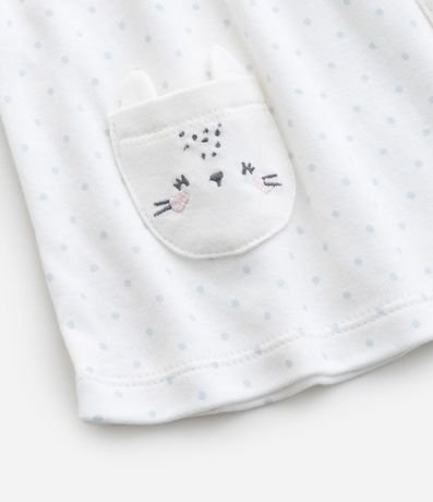 Conjunto Infantil con Estampa de Lazos y Bolsillo de Animalito - Talle 0 a 18 Meses 13